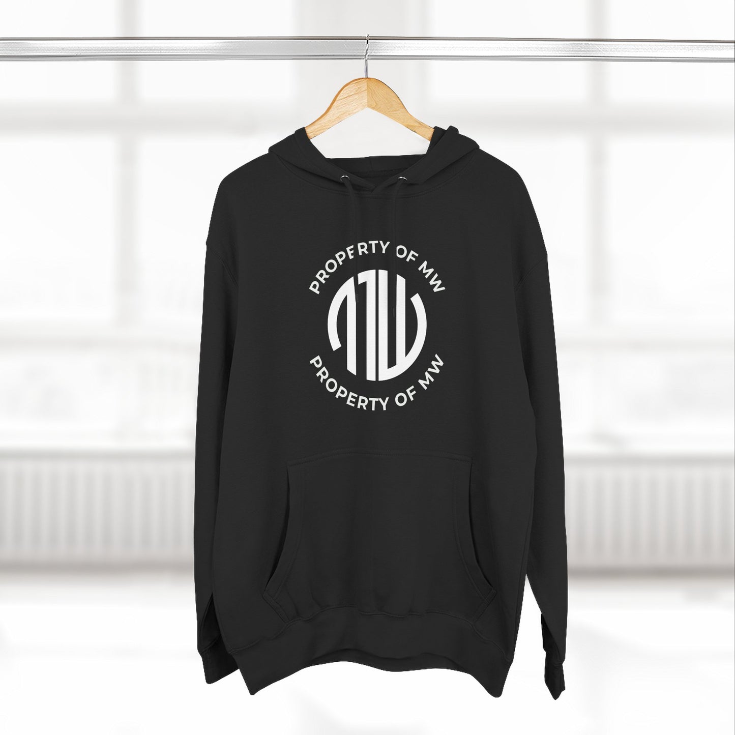 Property of MW // Three-Panel Fleece Hoodie (On-Demand / Online Only)