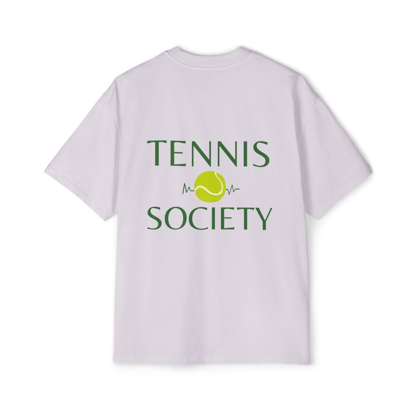 MW Tennis Society Oversized Tee - Fun Casual Wear for Tennis Lovers