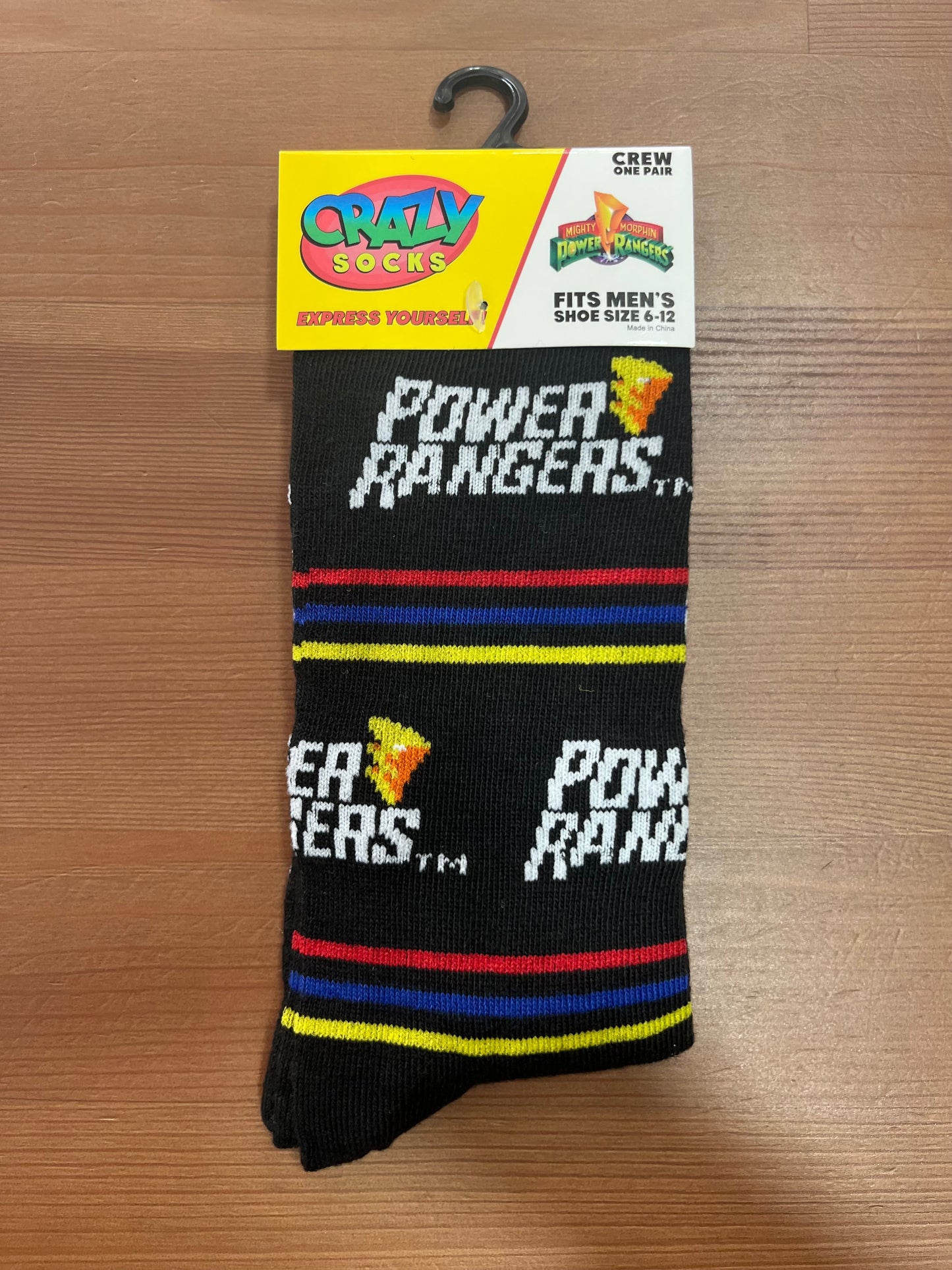 Crazy Socks - Power Rangers