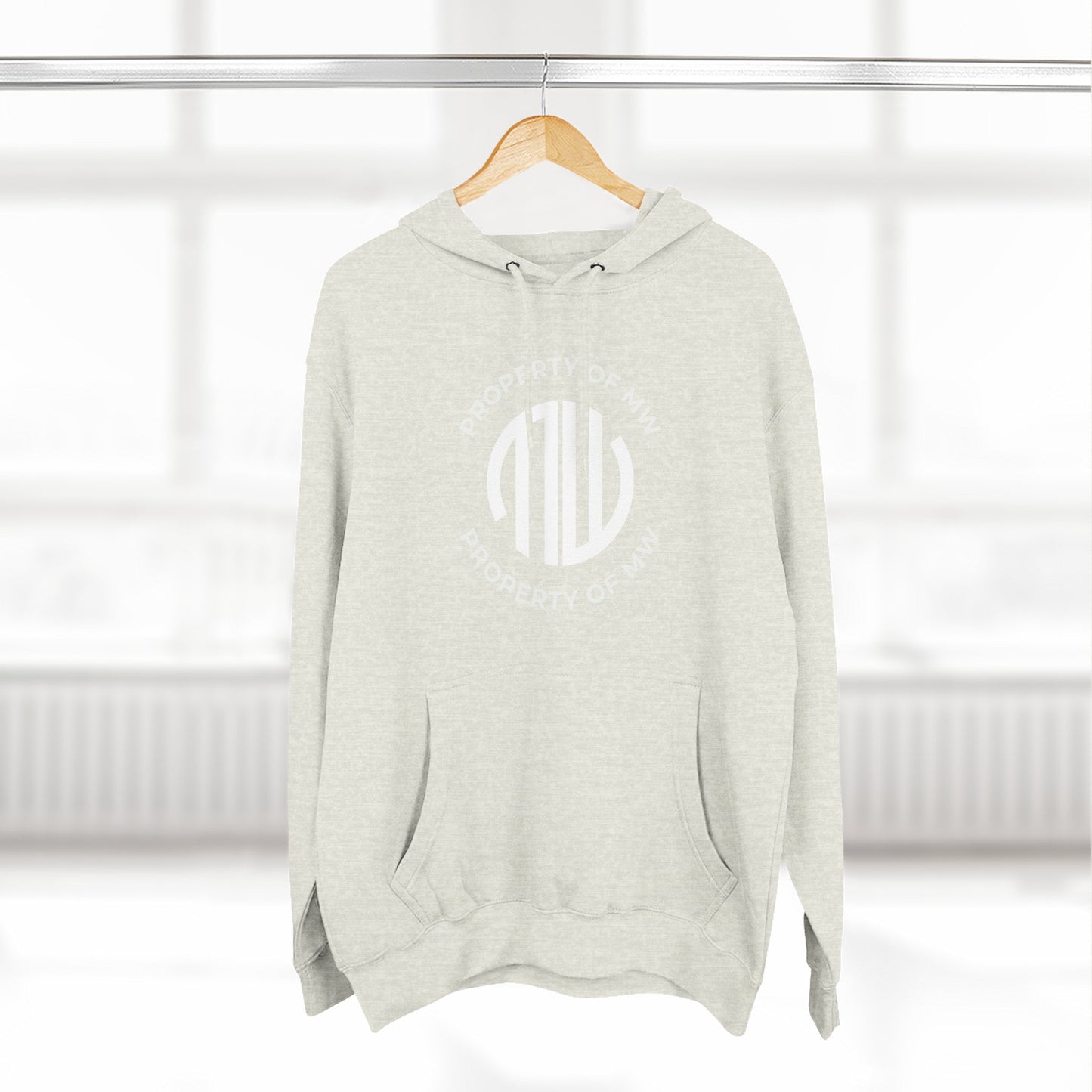 Property of MW // Three-Panel Fleece Hoodie (On-Demand / Online Only)
