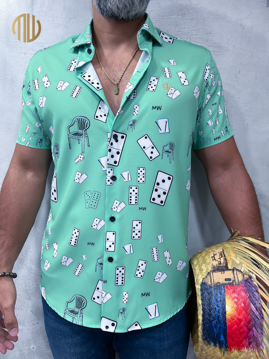 🇵🇷 PR Edition - Camisa MWPR-006 "Con aBuelo jUgando DoMinó" (S11)