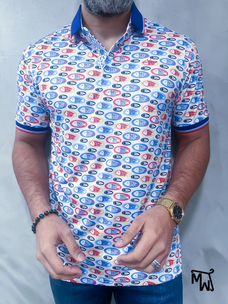 Camisa Polo “ FISH AND FLOW ”