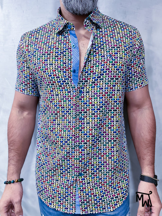 Camisa Manga Corta “I Gotta Feeling” (Slim Fit)