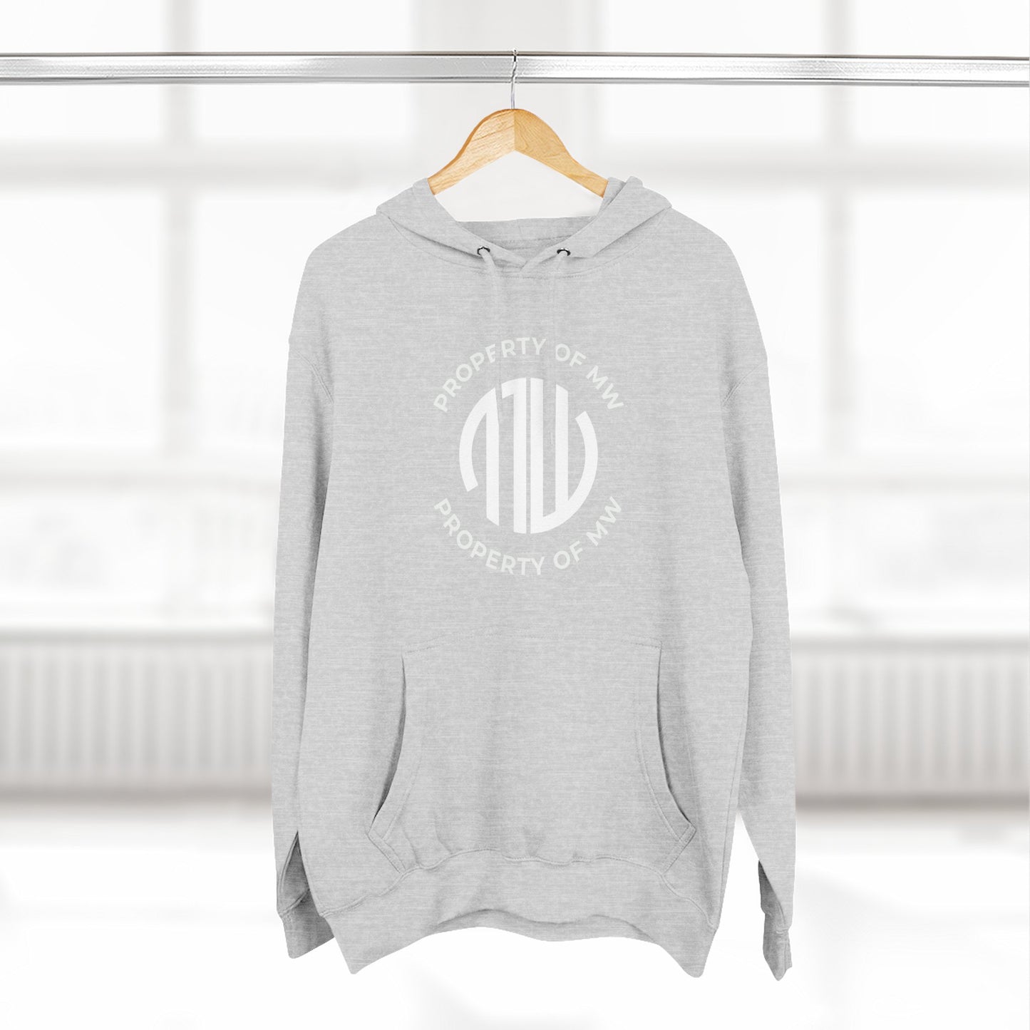 Property of MW // Three-Panel Fleece Hoodie (On-Demand / Online Only)
