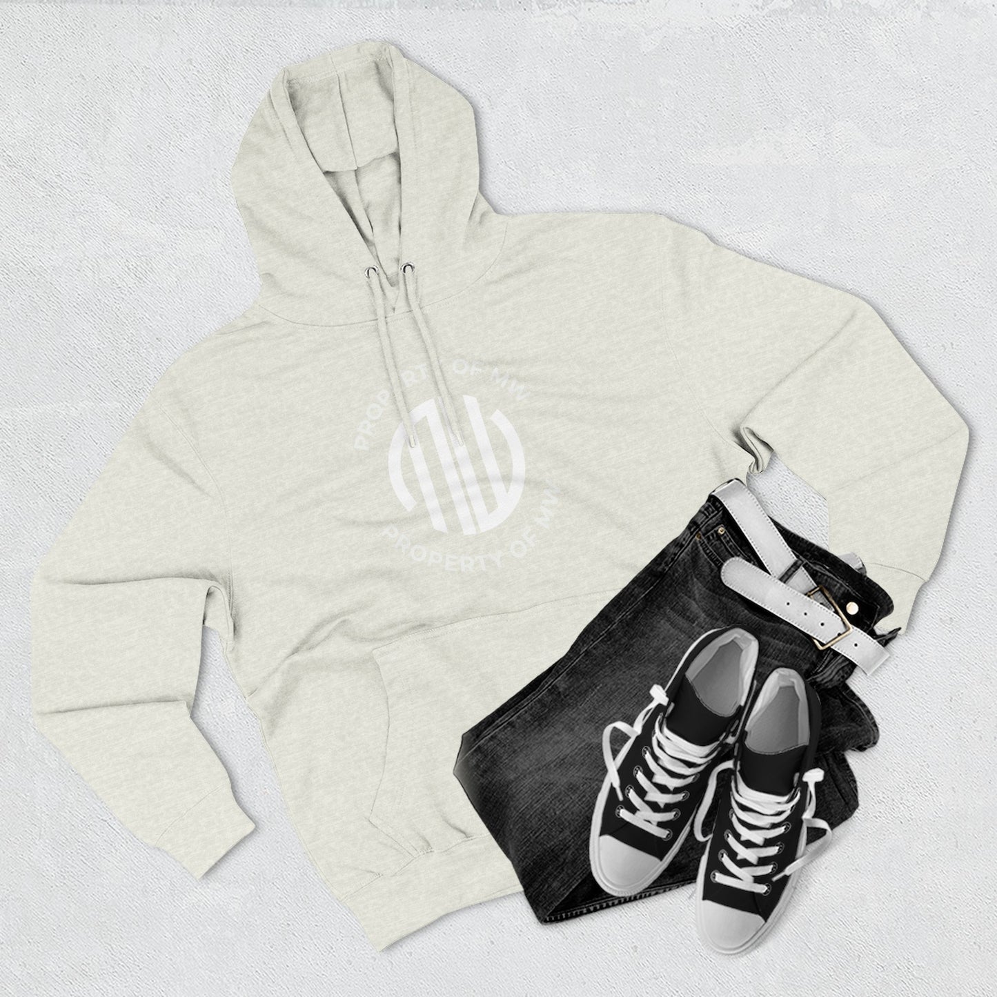 Property of MW // Three-Panel Fleece Hoodie (On-Demand / Online Only)