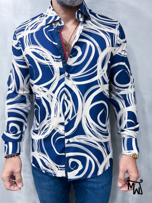 Camisa Manga Larga “Cotton Moon” (Slim Fit)