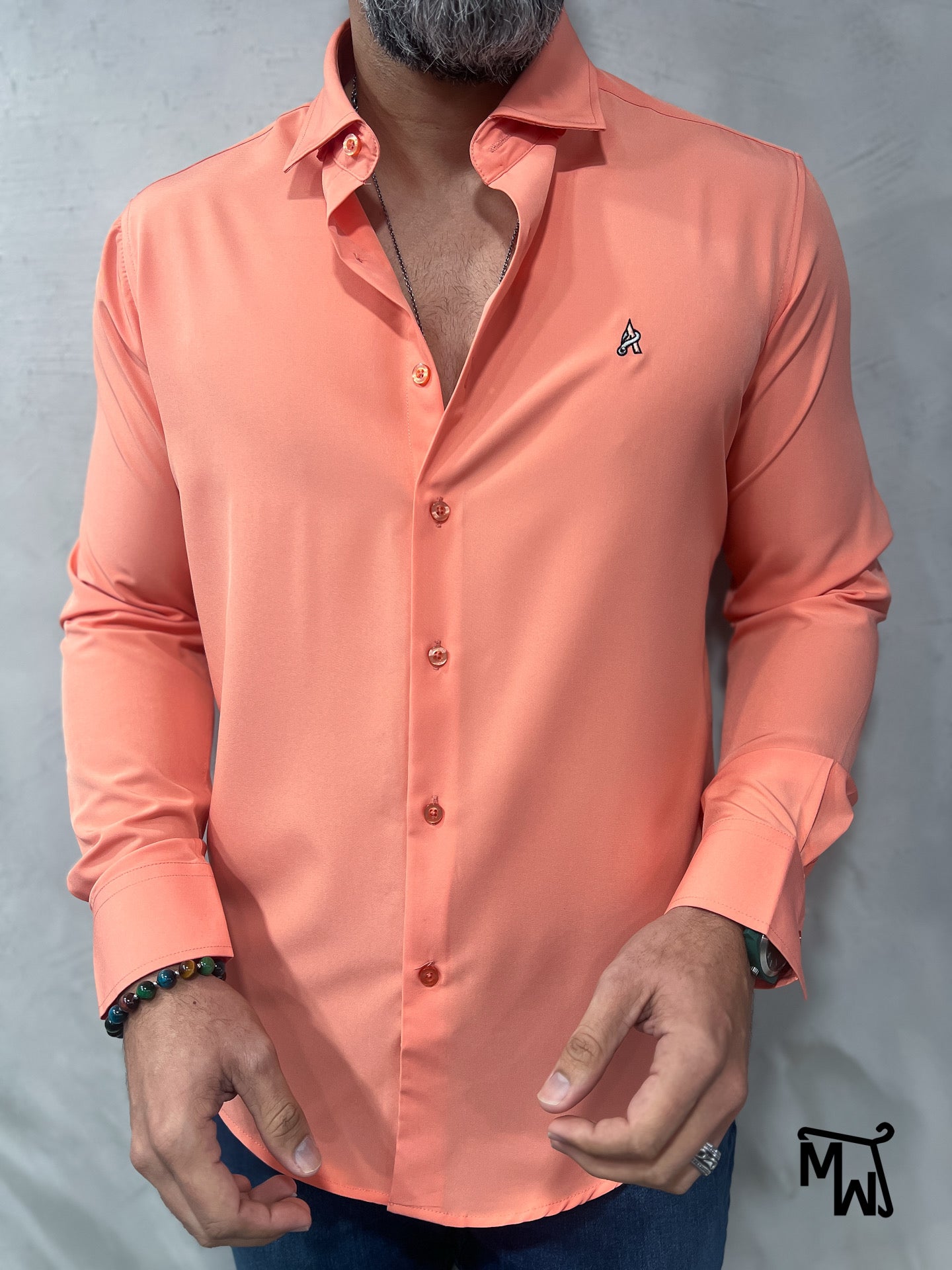 Camisa Manga Larga - PEACH