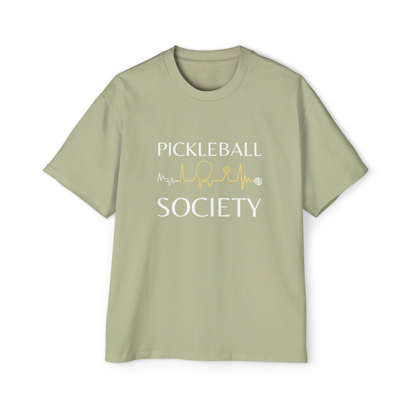 MW Pickleball Society Oversized Tee - Fun Casual Wear for Pickleball Lovers