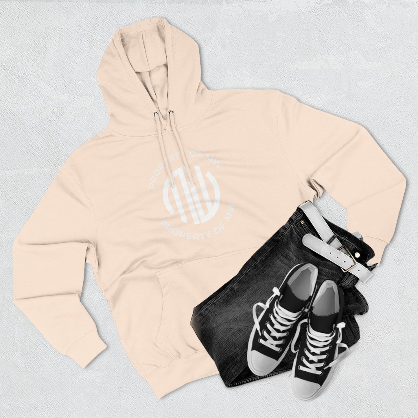 Property of MW // Three-Panel Fleece Hoodie (On-Demand / Online Only)