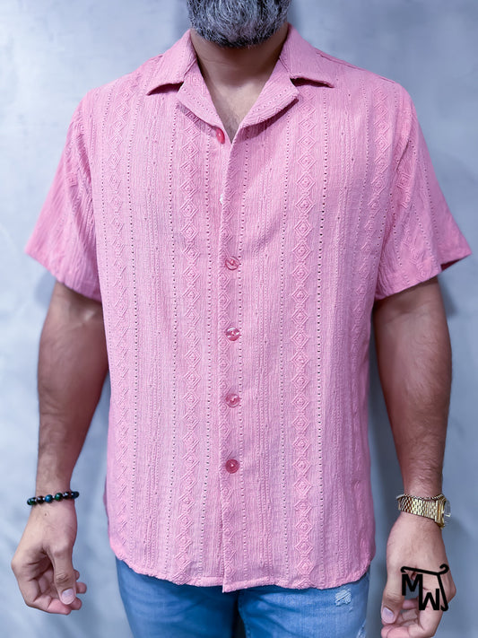 Camisa Manga Corta Resort “Coral Springs”