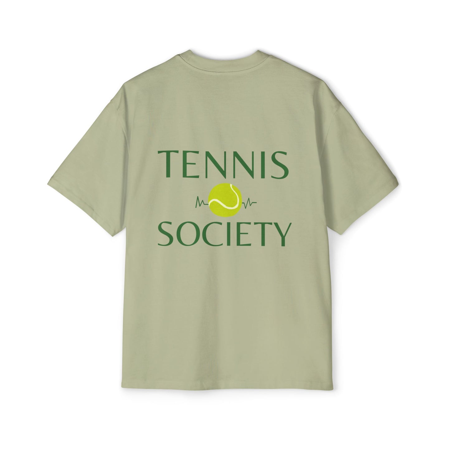 MW Tennis Society Oversized Tee - Fun Casual Wear for Tennis Lovers