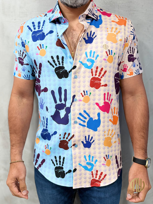 Camisa MWS14-008 "We are the WORLD" (S14)