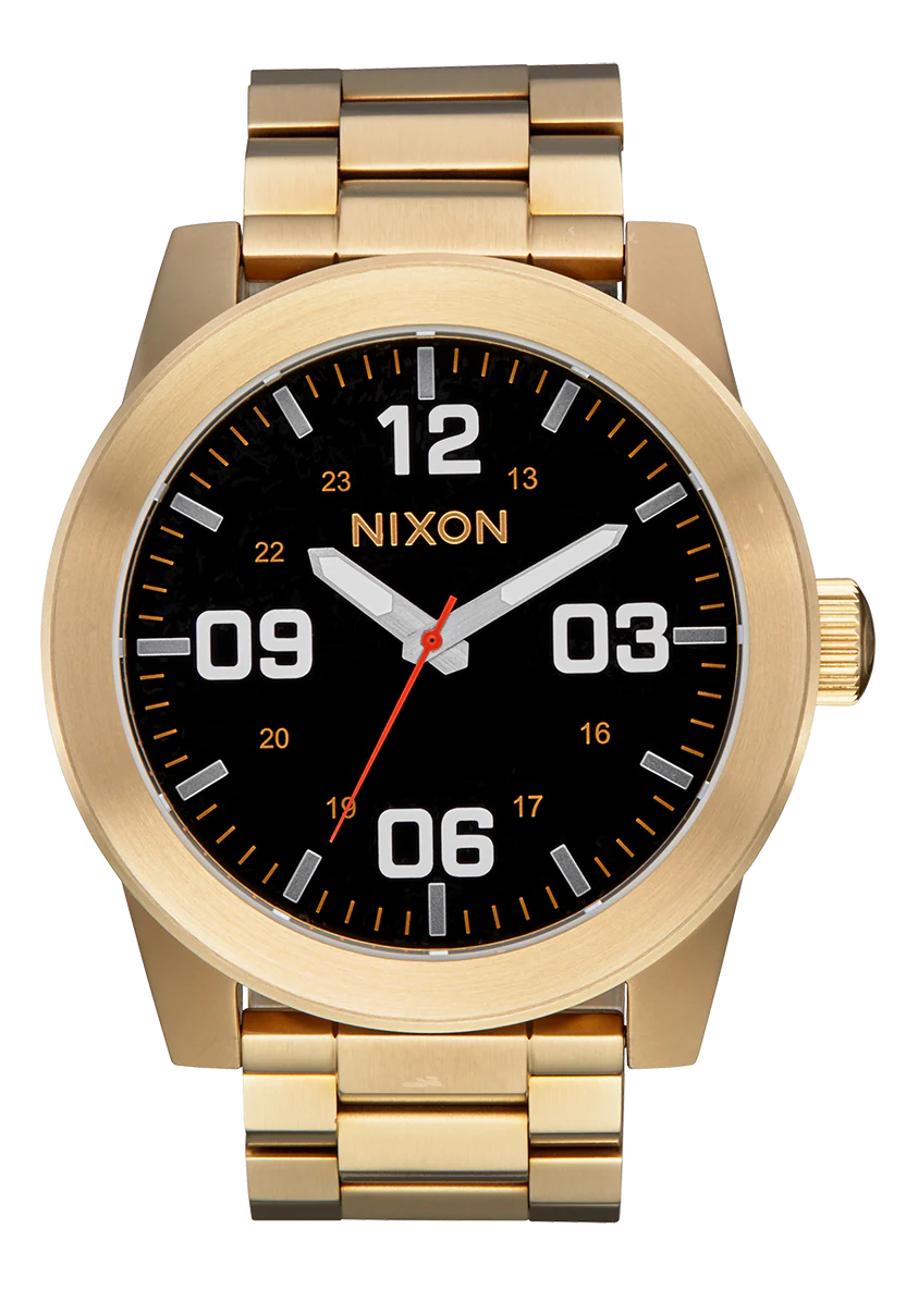 Nixon - Corporal Stainless Steel (Yellow Gold / Black)