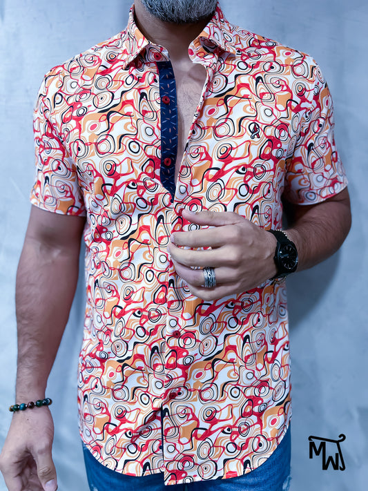 Camisa Manga Corta “Better Together” (Slim Fit)