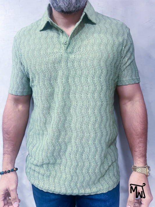 Camisa Manga Corta Resort “Green Tea” (Polo)