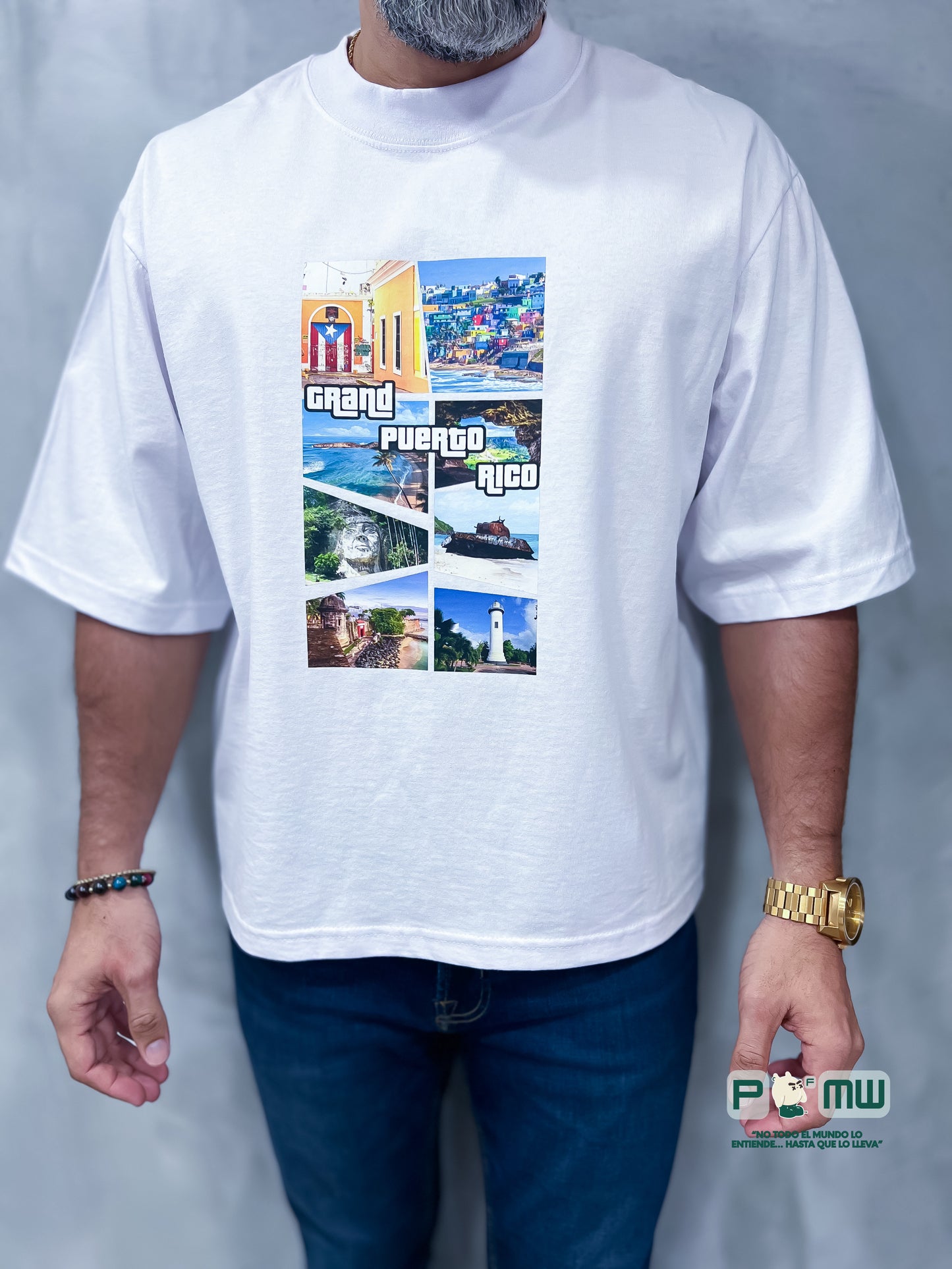 Property of MW Oversize T-Shirt "GRAND PUERTO RICO"