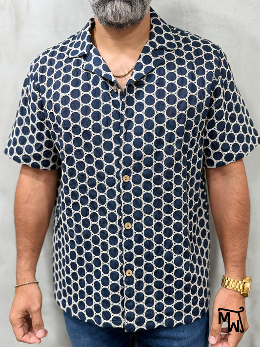 Camisa Manga Corta Crochet “Fresh Bloom” (Normal FIT)