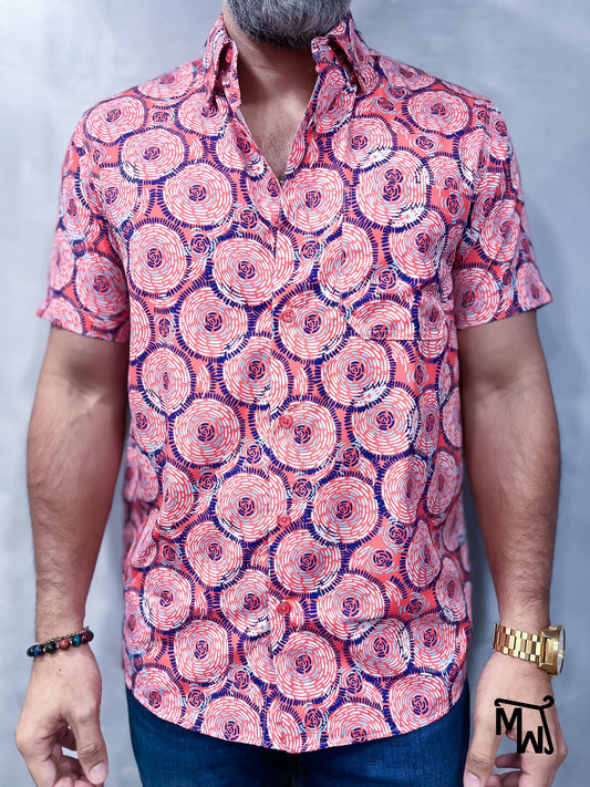 Camisa Híbrida- “Festive Vibes” (Normal Fit)