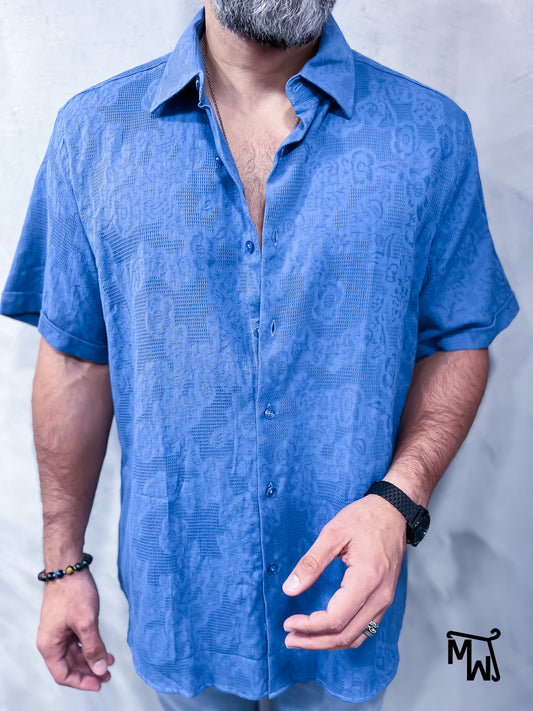 Camisa Manga Corta Resort “Electric Love”