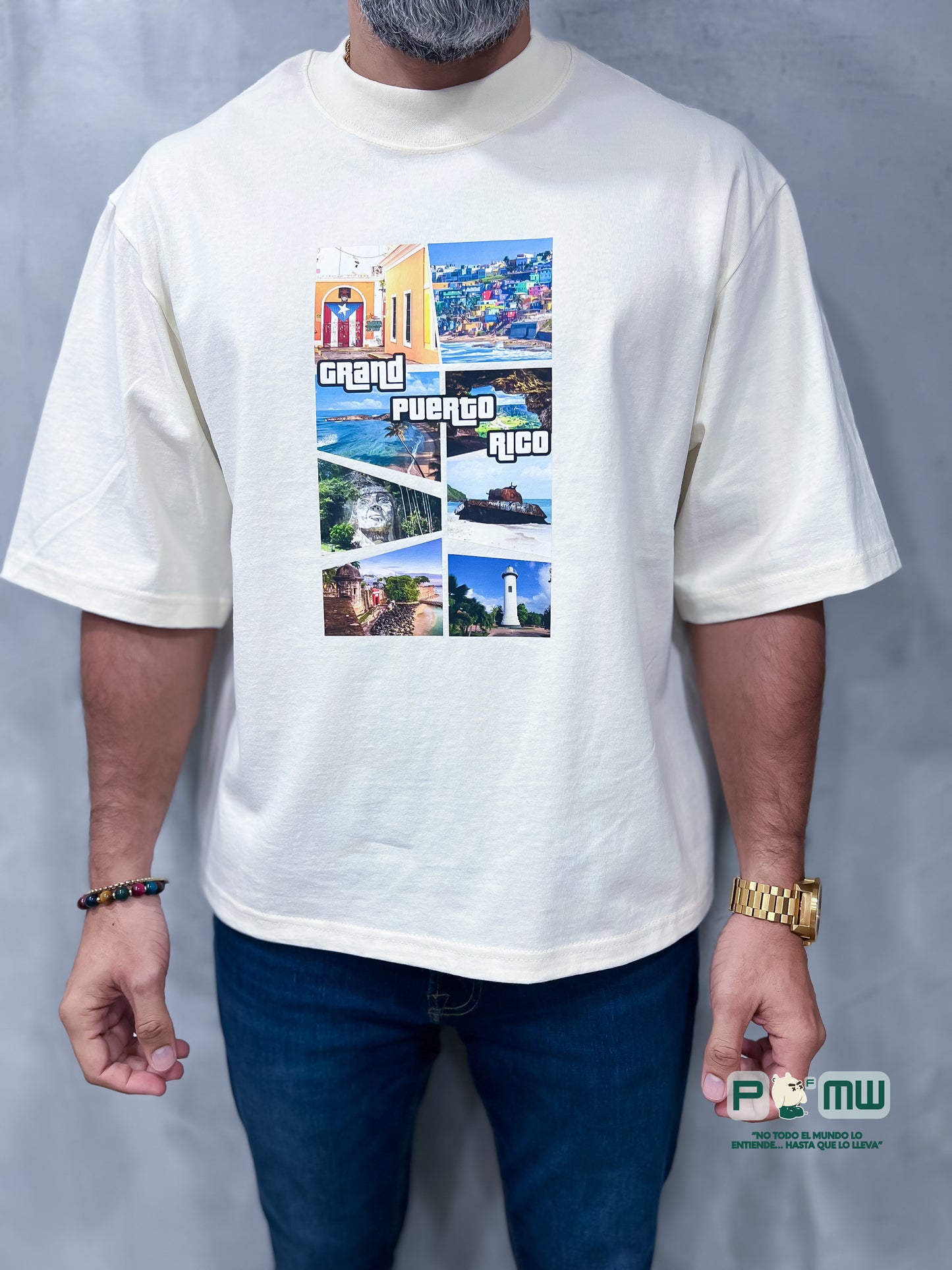 Property of MW Oversize T-Shirt "GRAND PUERTO RICO"