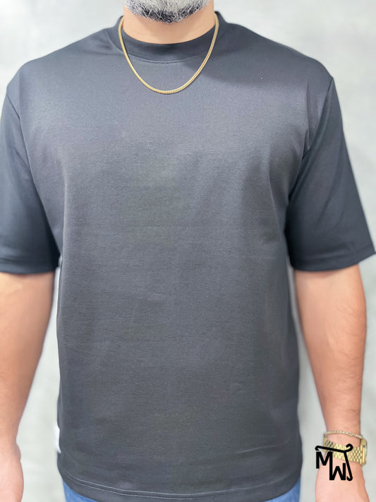 Addict T-shirt Oversized- BLACK
