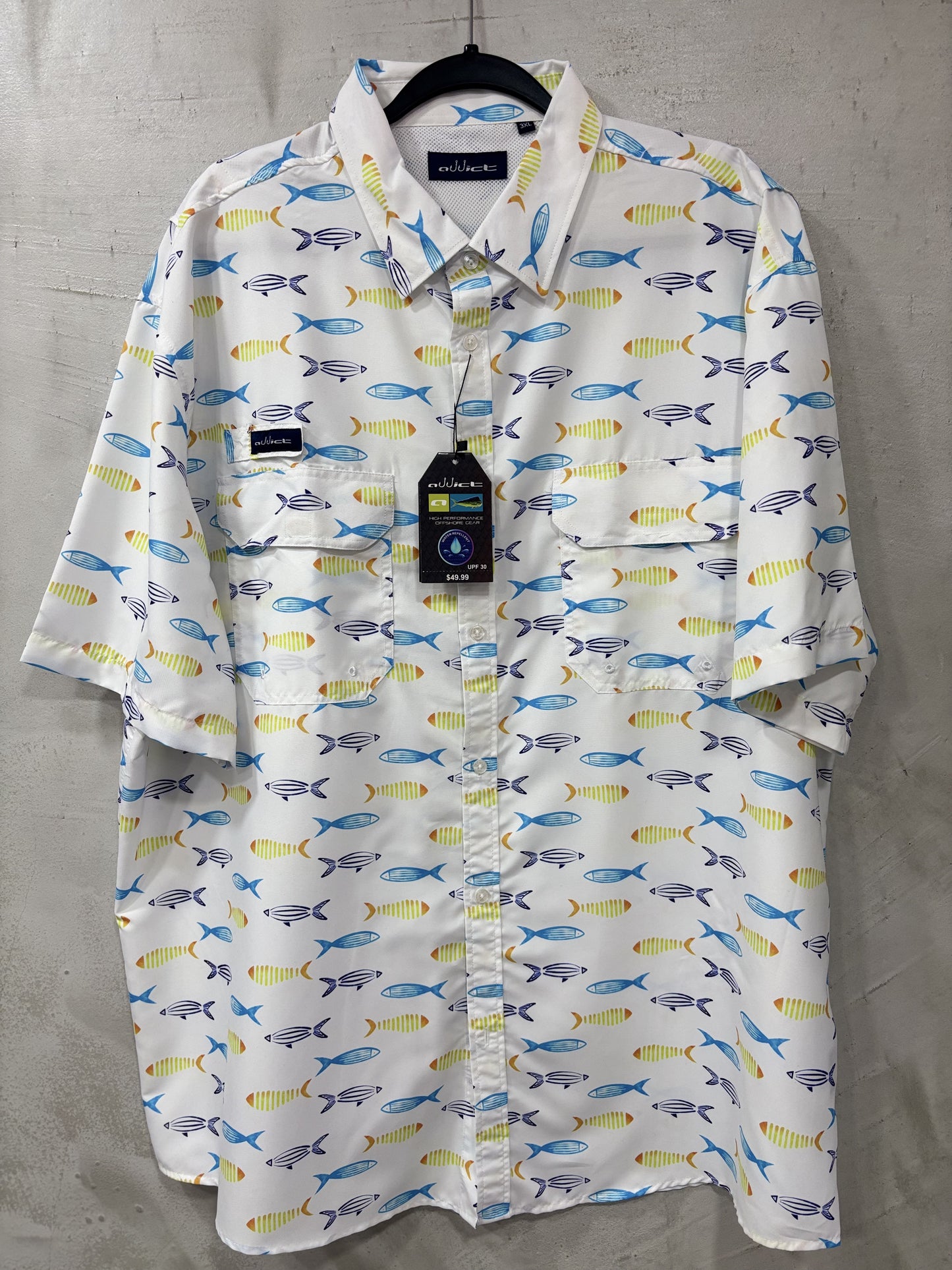 Camisa Performance " White Fish " (Normal Fit)