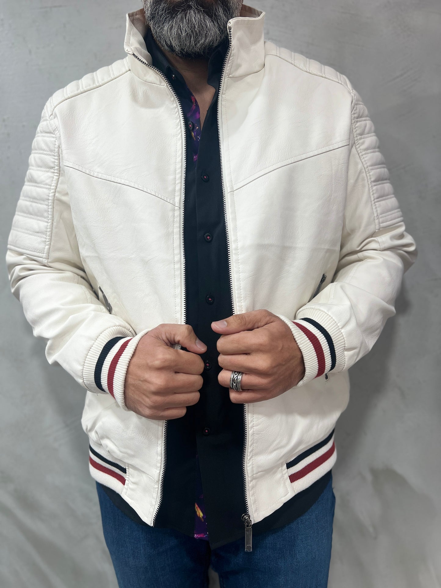Jacket PU "Helsinky" (Slim Fit)