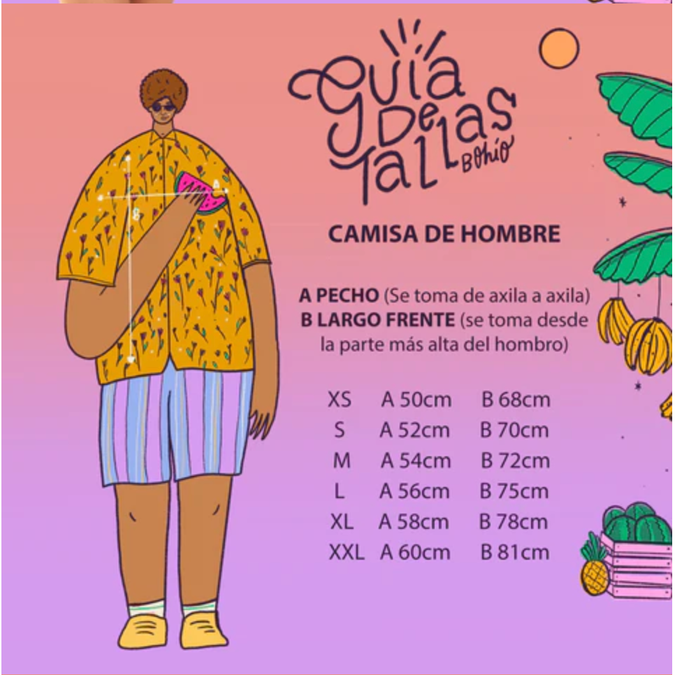 Camisa Bohío Playa - “Chipi-Chipi”