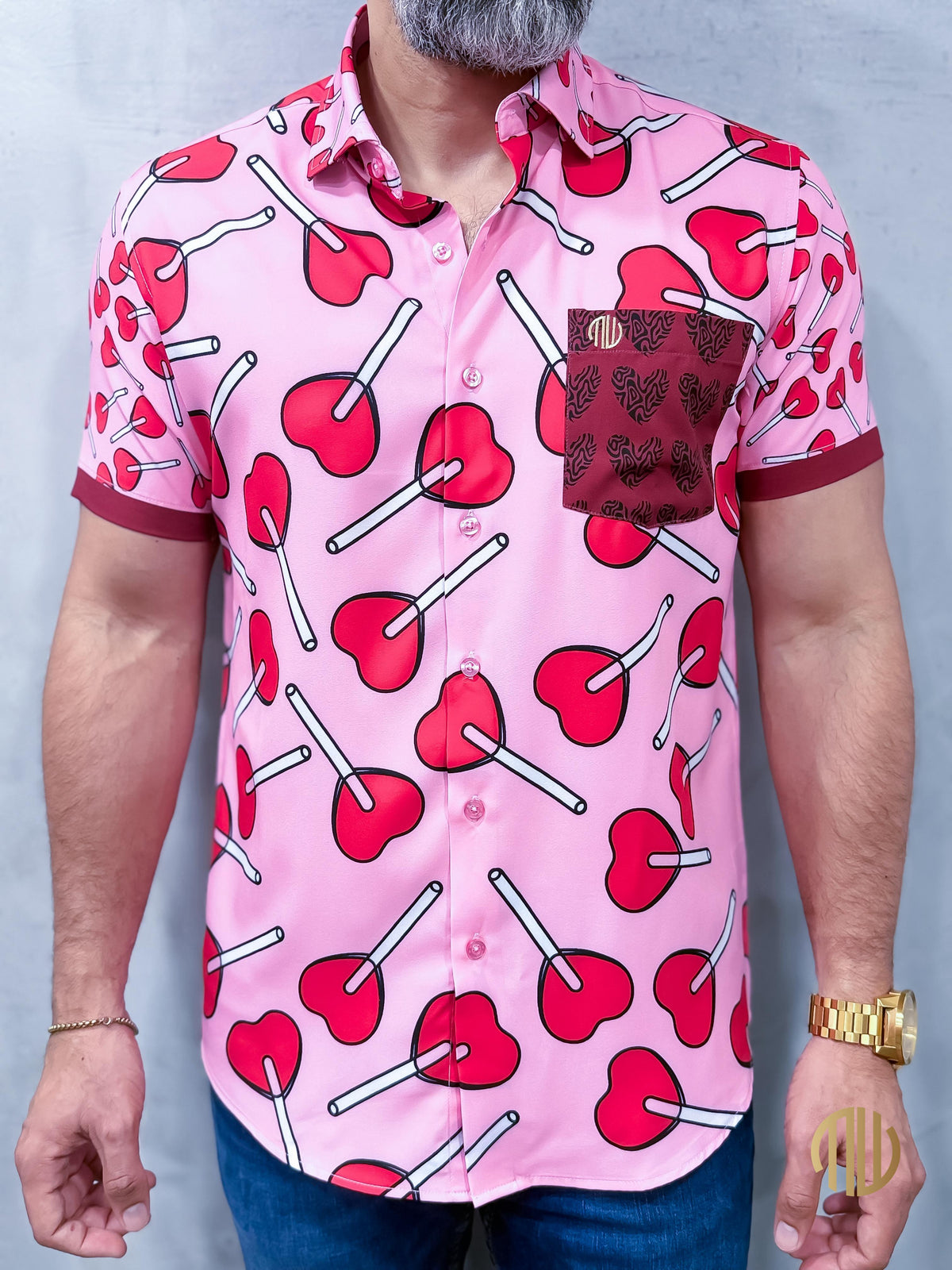 Camisa MWS14-005 LOVE POP, temporada S14, de MW Closet PR, vista 1
