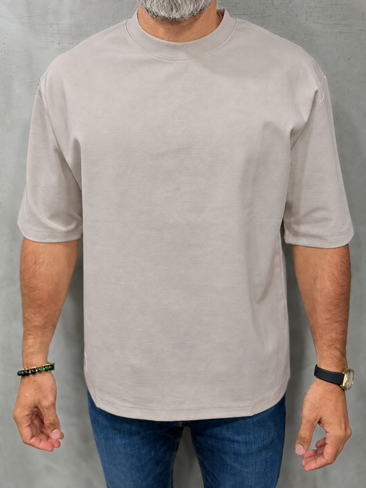 T-shirt Addict Essentials Oversized Stone para hombre — MW Men's Boutique