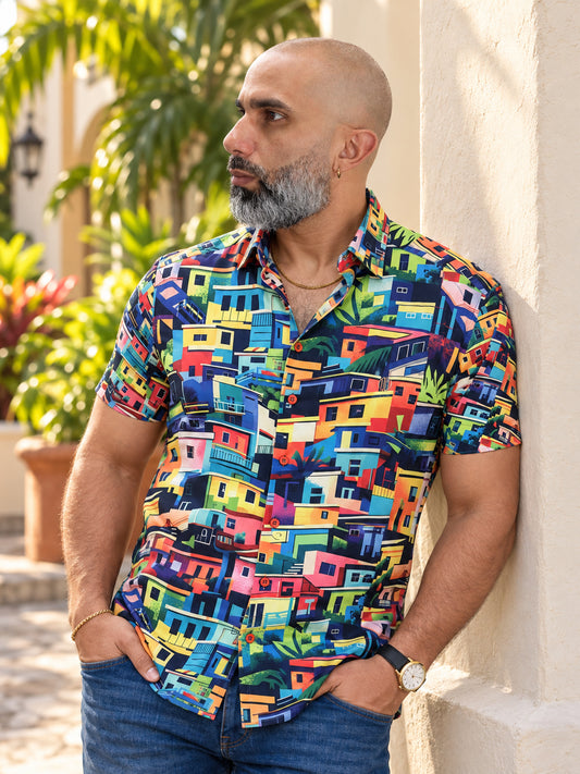 Edberto con camisa MW La Perla 1700, portada lifestyle